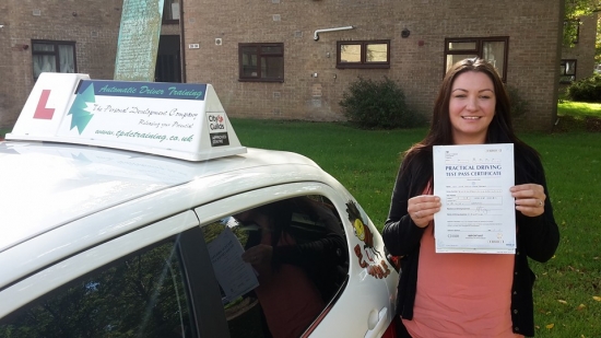 Congratulations to Kate B on passing her Automatic Driving Test this morning at ‪#‎Norwich‬ MPTC in ‪#‎Bumble‬ <br />
<br />
Well done on a great drive itacute;s been an absolute pleasure amp; to think it all started from a lunchtime stop off for a cream cake lol<br />
<br />
Enjoy the freedom in that lovely swift of yours and hopefully il see you for that Pass Plus Course Stay Safe<br />
<br />
wwwtpdctraining