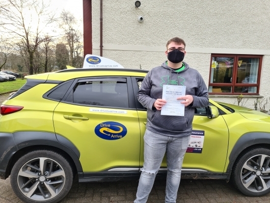 A big congratulations to Murray who passed his test today with a clean sheet of no faults. This will set you on your way to your goal of becoming a paramedic. Enjoy driving, stay safe and thanks for choosing Drive to Arrive.