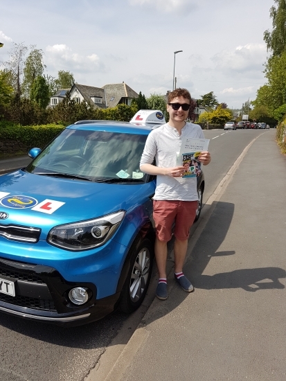 A big well done to Jonty for passing his test today, first time. Congratulations, it was a great drive. Thanks for choosing Drive to Arrive.