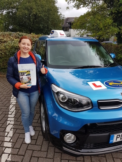 A big well done to Ana for passing her UK test today for the first time. Ana already had her licence in Moldova but spent time learning UK rules and on the other side of the road. Well done Ana, safe driving and thanks for choosing Drive to Arrive.