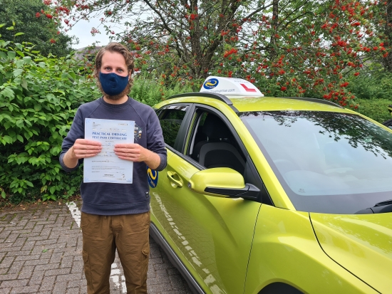 A big congratulations to Niall for passing his test today, first time with a great drive. Enjoy your new freedom and hope it helps with your future business aspirations. Stay safe and thanks for choosing Drive to Arrive.