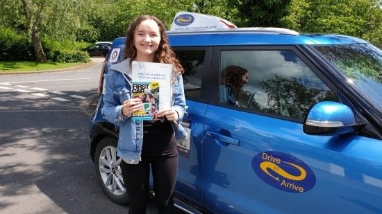A massive well done to Lucy who passed her test today, first time. Congratulations and enjoy your new freedom. Thanks for choosing Drive to Arrive.
