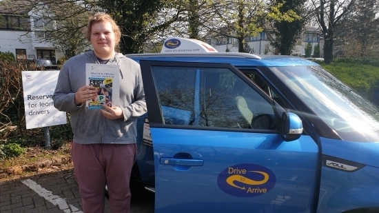 A big well done to Nathan who passed his test today first time. Congratulations! Enjoy your new car and your new freedom. Thanks for choosing Drive to Arrive.