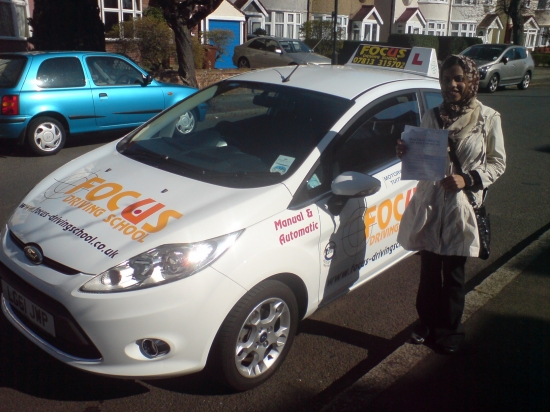 ANEELA MIRZA - Approved<br />
<br />
 wounderfull teachercreates a freindly and comfortable enviroment for the student to learrn and always up for a laugh thank you so much for teaching me will always recomend to everyone looking for the best driving school