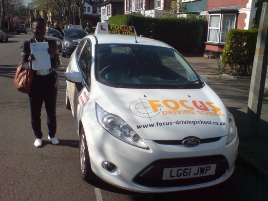 BRENDA - Approved<br />
<br />
 I would just like to thank Shailesh again His school out of the two i previously signed too did more for me gave me more knowledge about driving and i couldnt be happier than i am already Now after all the hassle ive been through to pass my test Thank you to focus-driving school i am now awaiting my pink card I will be sure to refer all my friends family and many more to