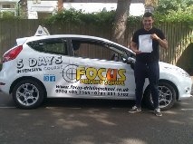 Passed first time thanks to help from the best instructor ever Only done 8hours thank you so much