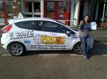 so proud to have fernanda as my pupil who produce the most beautiful drive and passed her driving test in morden on 23th april 2014 with ZERO faults