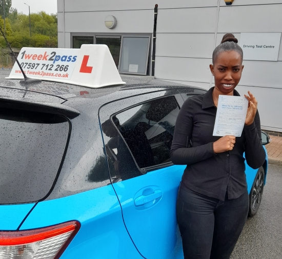 Congratulations to Diane on passing her test at her 1st attempt. And a big thank you for leaving a lovely review on Google which I have included in the comments below
