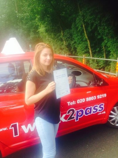 Thank you to 1week2pass I Passed my driving test first time with one driver fualtThank you to my Instructor Michael for all the help I definitely recomemnd 1week2pass to my friends