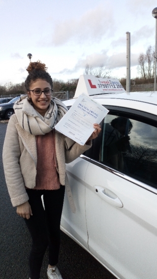 Savel is the latest pupil to pass with 1week2pass driving school