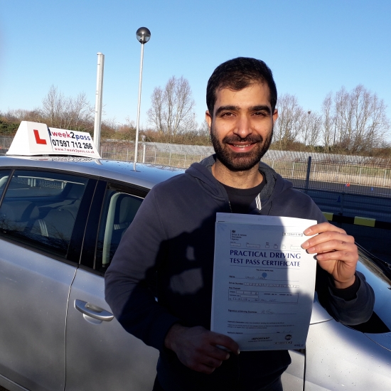 Vahid left a review on Google reviews 'Amazing! Great experience with expert instructor. Very friendly, helpful and on top of this motivating you to get it.good luck everyone...'