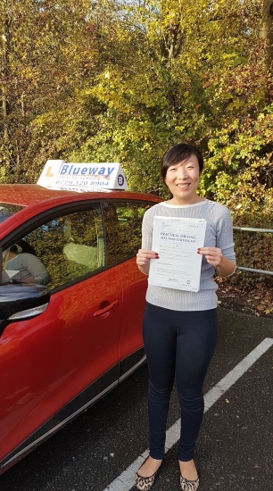 Congratulations Jing Good Job you passed your test today very happy for you All the best