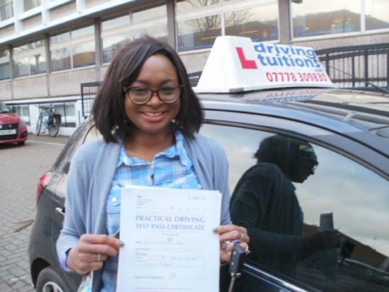 Franco is A GREAT INSTRUCTOR. Passed 1st time. He really makes sure that you know and understand everything to develop your driving skills. I recommend him to EVERYONE who wants to pass their driving test.