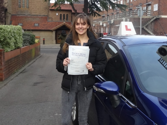 Richard  was an excellent driving instructor who massively helped me to  pass my test first time. Richard’s was calm and patient with me whilst in the process of learning how to drive and made me feel at ease. Would 100% recommend! <br />
<br />
Passed 5.11.18