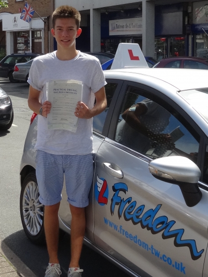 Passed first time definitely down to Richardacute;s teaching After 4 lessons with a different driving school I thought driving wasnacute;t for me My mum told me to try my brotheracute;s instructor Richard and after 1 lesson I became confident and happy to carry on I found Richard friendly patient and a brilliant teacher overall start to finish<br />
<br />

<br />
<br />
Mumacute;s comment:<br />
<br />

<br />
<br />
I can recomm