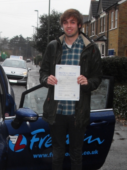 As soon as I turned 17 I was eager to get my provisional license and start lessons From the word go i quickly found Richard to be patient and have a steady progress pace Having started with absolutely zero experience behind the wheel I was quickly able to drive to and from my home in Twickenham to my college in Egham all due to Richards great instructing and ability to guide you through any 