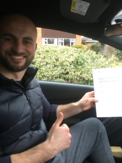 I would recommend Simon and GO 4 IT Driving School. I passed 1st time. The car is easy to drive and Simon is a brilliant driving instructor. Thank you for all your help. I now have a new car and can drive anywhere.