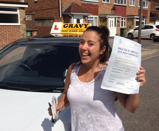 It was great learning with Simon - he was direct when needed but always made me relaxed I loved the Audi A1 it was easy to drive comfortable and always clean I was really nervous but Simon gave me confidence I would recommend Simon and Gravy Driving School