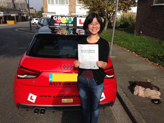 So glad I went with my friendacute;s recommendation to use Gravy Driving School My instructor Simon had a good sense of humour which helped me relax I believe the progress cards filled out by the instructor at the end of each lesson helped me improve and I will certainly be booking my Pass Plus Course with you
