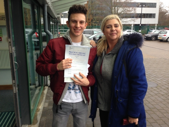 Only 3 minor driving faults for Josh on his driving test this afternoon in Sidcup Long may you continue your safe driving in your own car