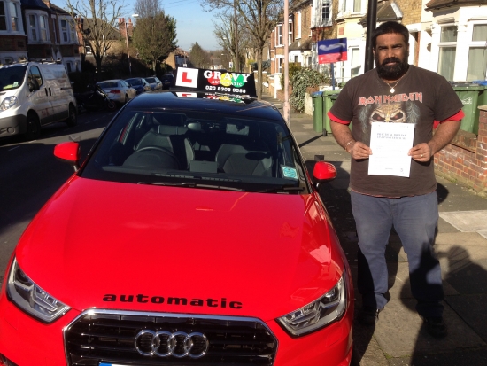 Iacute;m very pleased to have passed my test with only 2 faults I thought the progress card helped me understand the areas where I needed more practice it obviously worked Simon is a really good guy very patient and understanding I would recommend him to any new learner driver