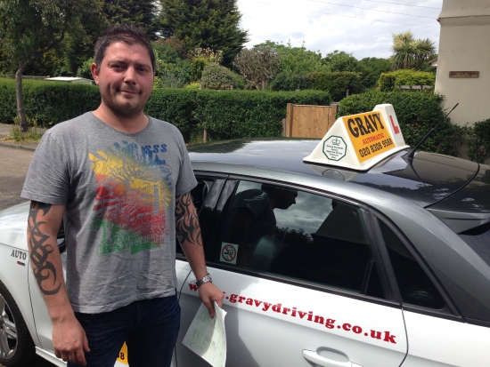 I am very pleased to have passed first time with only 3 minor driving faults The lessons were explained in such a way that they were easy to understand and I would recommend learning to drive with Gravy Driving School The price of lessons were very reasonable considering the quality of the tuition and car in fact several pounds per hour cheaper than the larger national driving schools