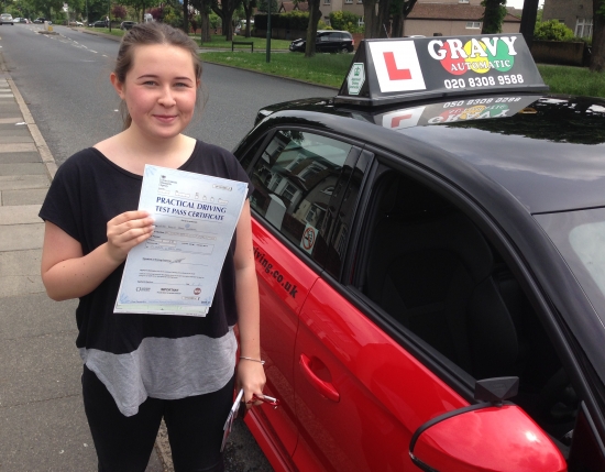 Today I passed my driving test first time with only one minor fault I learnt a lot of useful tips on how to remember things when driving obviously helped by Simonacute;s reassurance and confidence in me Now I look forward to jumping in my own car and driving by myself