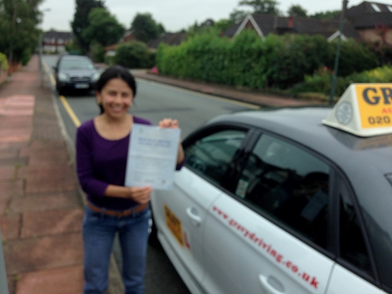 Learning to drive with you was certainly fun and I was pleased to see that you were flexible with the lesson times Not only were my weaknesses identified and corrected you praised me for my strengths which gave me confidence in no time Thank you for the Pass Plus course information which definitely Iacute;ll take with you