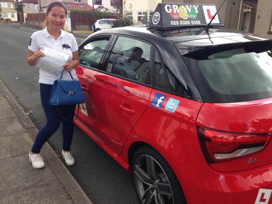 I started learning to drive in a manual car but found driving an automatic a lot easier with safety at the forefront of the learning process The new Audi was a lovely car to drive very manoeuvrable and smooth Next step is going out alone in my own car full of confidence knowing that I can drive safely