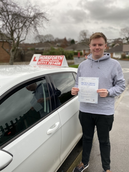Mark is an excellent driving instructor. I would recommend Horsforth Driving School to anyone wanting to learn to drive.