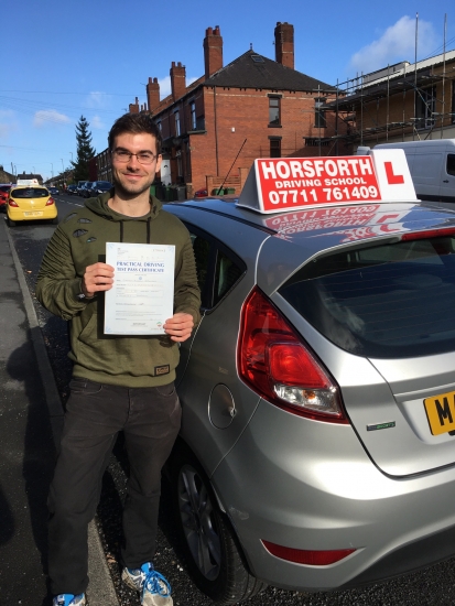 I highly recommend Horsforth driving school Mark was very friendly and patient he takes the time to teach you everything you need to go out driving in the real world Thanks for the fantastic driving experience