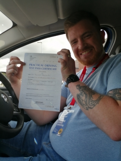 Daniel passed on 10/5/21 with Peter Cartwright! Well done!