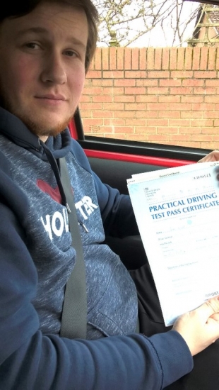 Jake passed with Peter Cartwright on 29318 Well done