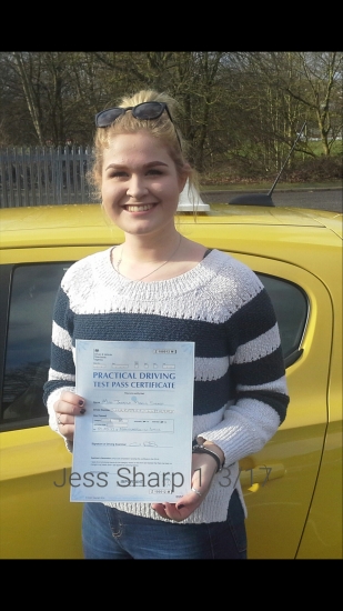 Jess passed on 1317 with Garry Arrowsmith Well done