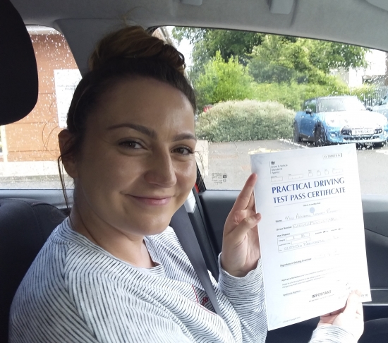 Annabel Rhodes passed on 1/8/19 with Garry Arrowsmith! Well done!