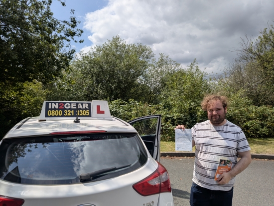 Matt passed 16/7/25. Well done!