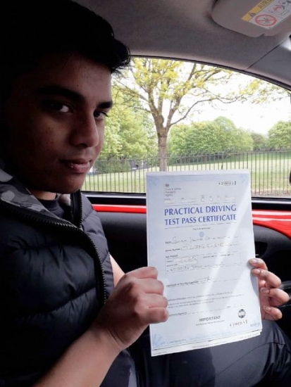 Gulam Chaudrey passed on 10518 with Peter Cartwright Well done