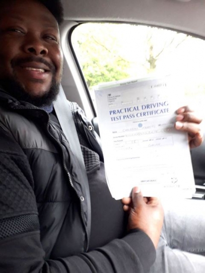 Christian Usocki Nwanko passed on 9/5/19 with Peter Cartwright! Well done!