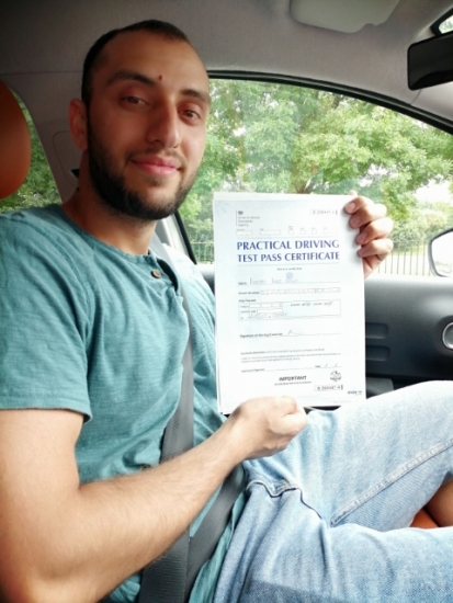 Donitru Negrut passed on 26/7/19 with Peter Cartwright! Well done!