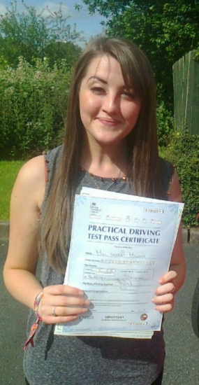 Harriet Mauger passed 160614 with Phil Hudson Well done <br />
<br />
