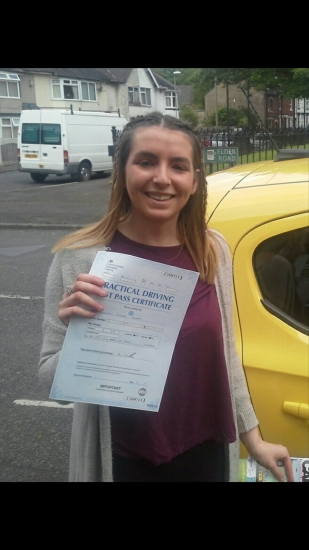 Kenzie passed on 22517 with Garry Arrowsmith Well done
