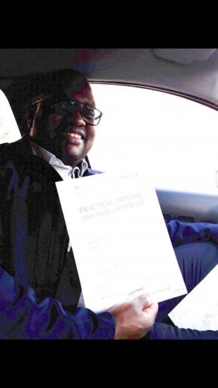 CHARLES NGANDWE passed with Zero faults at 5-01-2019 with Peter Cartwright! Well done!