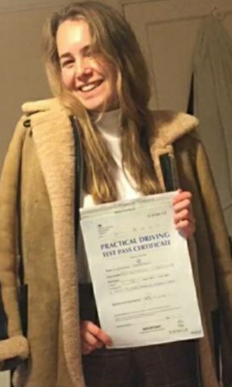 Eleanor Braddok passed on 6/11/19 with Garry Arrowsmith! Well done!