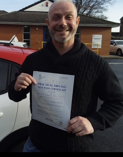 Wesley Johnson passed on 20/11/19 with Garry Arrowsmith! Well done!