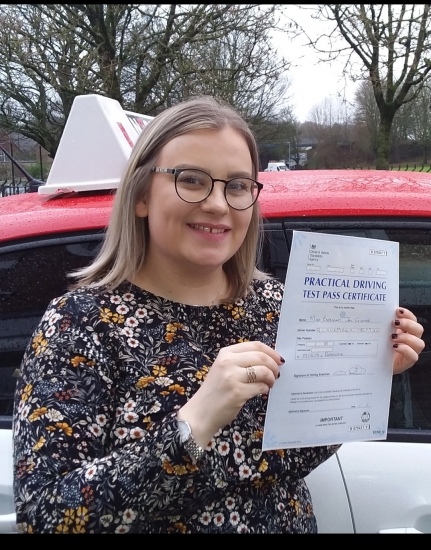 Beth passed on 19/11/19 with Garry Arrowsmith! Well done!