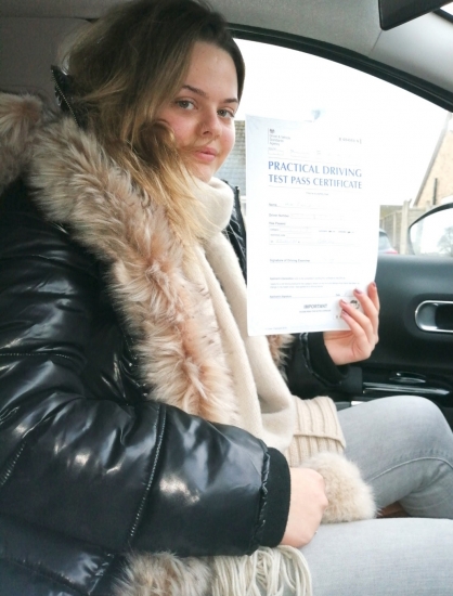 Bianca Mubdi passed on 7/1/20 with Peter Cartwright! Well done!