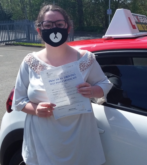 Chloe Mollett passed on<br />
23/4/21 with Garry Arrowsmith. Well done!