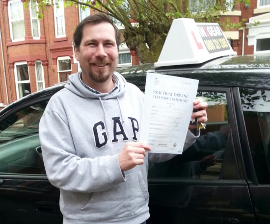 Steve passed with Martin Garfoot on 22514<br />
<br />

<br />
<br />
Steve has been living here for a while away from his homeland in USA and decided he needed a UK driving licence <br />
<br />

<br />
<br />
Martin says You did great Steve A super first-time pass very well done Im sure youre proud of your achievement today Happy motoring Best wishes Martin