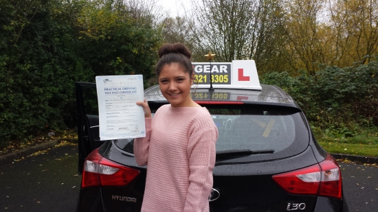 Rebecca passed on 61113 Well Done <br />
<br />
Hopefully wonacute;t be long before she gets her<br />
<br />
hands on a new car