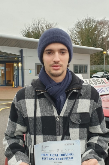 Congratulations James on passing your Driving Test in Uxbridge!..Sukh is a very patient, friendly and constructive instructor. With his guidance and proactive teaching I was able to pass my test first time. He gave me feedback at the end of each lesson, which enabled me to reflect and perfect for the next lesson. I would highly recommend learning with Sukh!